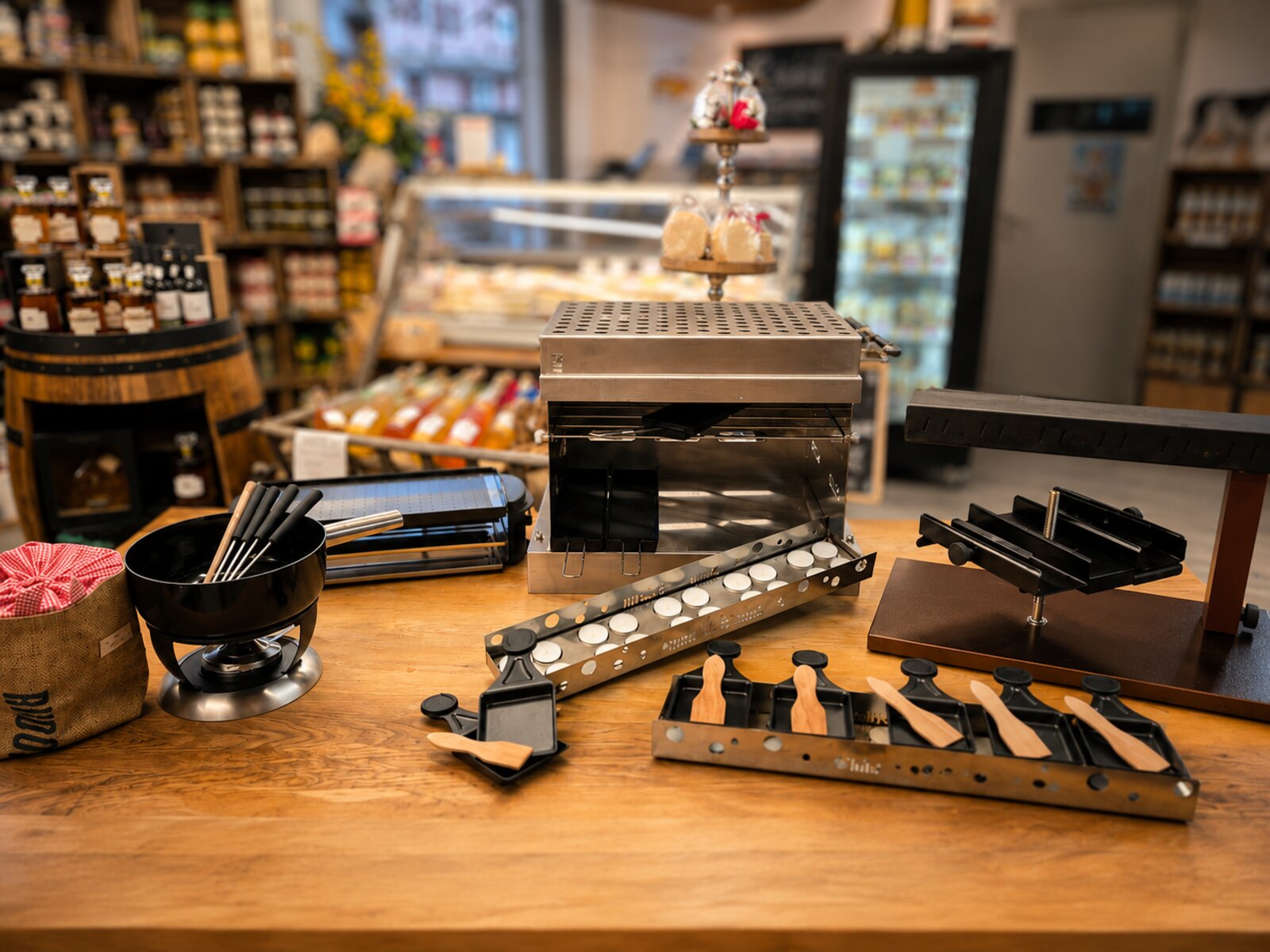 Raclette- / Fondueequipment Verleih