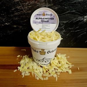 Alpengewitter – Reine Käsemischung im Sack