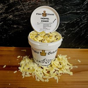 Trüffel – Klassisch mit Weisswein im Chübeli